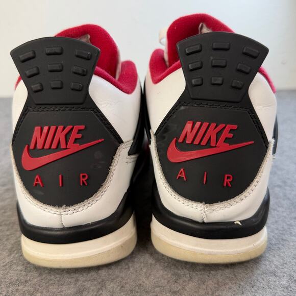Nike Air Jordan 4 IV Fire Red/White (DC7770-160) Custom Sneakers Shoe Men Size 9 main image 11